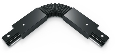 Коннектор для трековых шинопроводов гибкий (I) черный однофазный Gauss Gauss TR117