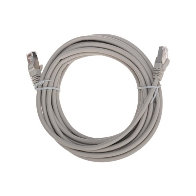 Rexant (02-0110-5) Патч-корд F/UTP, CAT 5e, RJ45-RJ45, 26AWG, LSZH, серый, 5м