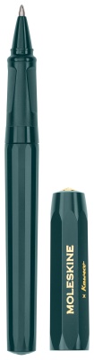Ручка шариков. Moleskine Kaweco (KAWBALLPENGRN) Bottle Green d=1мм син. черн. подар.кор. шестигр.