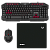 Игровой набор клавиатура+мышь+коврик GS-9200 (114 кл,, 8 смен. кл., 800-2400DPI, 5+1кл.)