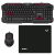 Игровой набор клавиатура+мышь+коврик GS-9200 (114 кл,, 8 смен. кл., 800-2400DPI, 5+1кл.)