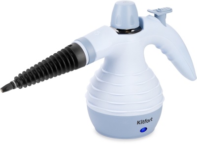 Пароочиститель ручной Kitfort КТ-9176 1050Вт голубой