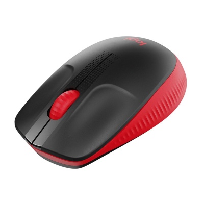 Мышь Logitech M190 красный/черный оптическая (1000dpi) беспроводная USB (2but)