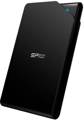Жесткий диск Silicon Power USB 3.0 1Tb SP010TBPHDS03S3K S03 Stream 2.5" черный