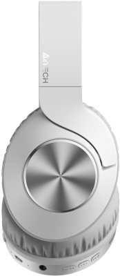 Наушники накладные A4Tech 2Drumtek BH300 белый/серый беспроводные bluetooth оголовье (BH300 GRAYISH WHITE)
