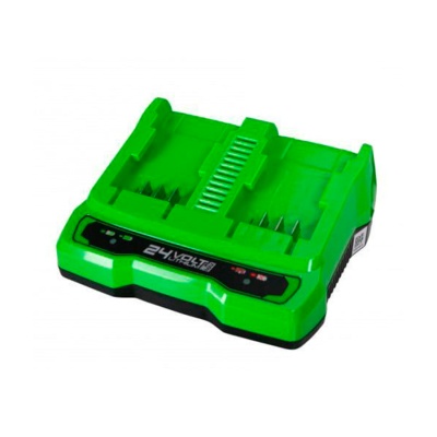 Greenworks Зарядное устройство для 2-х аккумуляторов Greenworks G24X2UC2, 24V [2931907]