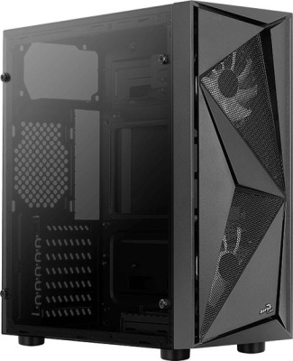 Корпус Aerocool Glider Cosmo-G-BK-v1 черный без БП ATX 2x120mm 2xUSB2.0 1xUSB3.0 audio