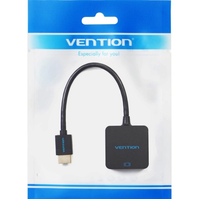 Мультимедиа конвертер Vention HDMI > VGA + аудио Мультимедиа конвертер Vention HDMI 19М/VGA F/mini Jack 3.5 mm F/micro USB 2.0 Type B F (ACHBB)