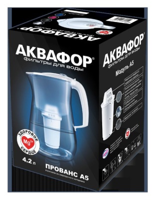 Кувшин Аквафор Прованс A5 вишневый 4.2л.
