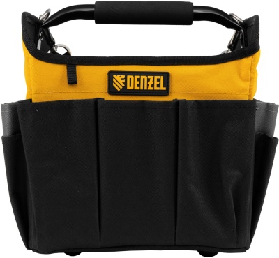 Переноска для инструмента, 260х240х300 мм, 22 кармана, наплечный ремень// Denzel