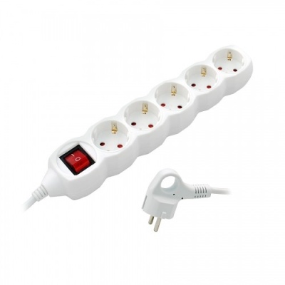 СТАРТ (4607175852913) Сетевой фильтр С/УД-Ф SP 5x3 .  с заземлением и защитой от детей сечение провода 3х1мм2. Длина провода 3 м.