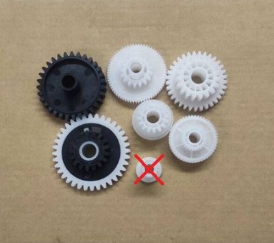 Комплект шестерён привода термоузла HP LJ M5025/M5035/M5039/M712/M725 (7шт.) ELP