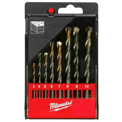 Набор сверл Milwaukee DIN 8039 8шт 4932480158