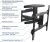 Кронштейн для телевизора Kromax ATLANTIS-60 черный 26"-65" макс.40кг настенный поворотно-выдвижной и наклонный Кронштейн для телевизора Kromax ATLANTIS-60 черный 26"-65" макс.40кг настенный поворотно-выдвижной и наклонный
