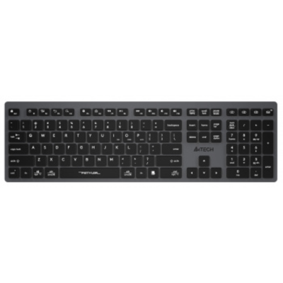 Клавиатура A4Tech Fstyler FBX50C серый USB беспроводная BT/Radio slim Multimedia (FBX50C GREY)