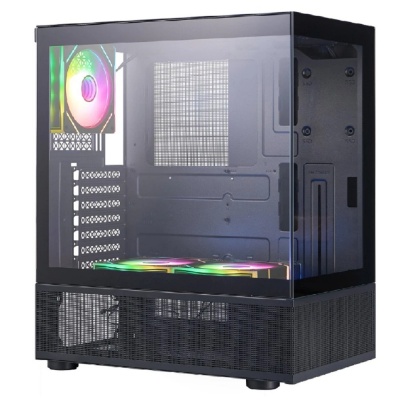 1STPLAYER MIKU Mi7-A ARGB Black / ATX / 3x120mm ARGB fans / Mi7-A-BK-2FC7R-1FC7