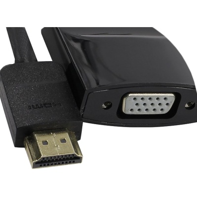 Мультимедиа конвертер Vention HDMI > VGA + аудио Мультимедиа конвертер Vention HDMI 19М/VGA F/mini Jack 3.5 mm F/micro USB 2.0 Type B F (ACHBB)