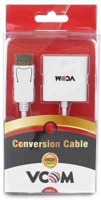 VCOM CG553 Кабель-переходник DisplayPort(M) => HDMI(F) 0.1m
