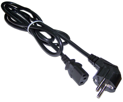 Шнур питания C13-Schuko прямая, 3х0.75, 220В, 10А, черный, 3 метра (LAN-PP13/SH-3.0-BK)