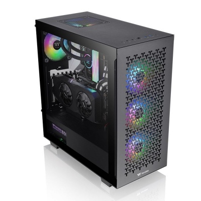 Корпус Thermaltake V350 TG ARGB AIR черный без БП ATX 2x120mm 2x140mm 2xUSB2.0 1xUSB3.0 audio bott PSU