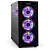 Exegate EX296079RUS Корпус Miditower ExeGate i3 BASE-EVO800 (ATX, БП EVO800RGB с вент. 12 см, с окном, 1*USB+1*USB3.0, аудио, 4 вент. 12см с RGB подсветкой)