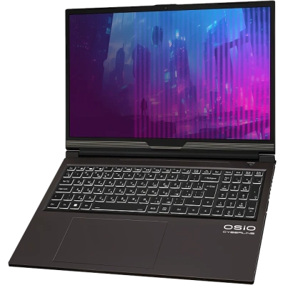 Ноутбук игровой OSIO CyberLine C160i-003 16", 2024, IPS, Intel Core i5 12600H 2.7ГГц, 12-ядерный, 16ГБ DDR4, 512ГБ SSD, NVIDIA GeForce RTX 4060 для ноутбуков - 8 ГБ