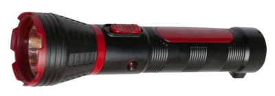 Фонарь карманный Космос черный/красный 1Вт лам.:светодиод.x1 (KOCACC103LED)