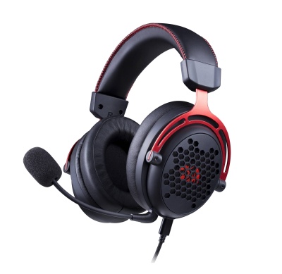 Redragon Игровая гарнитура Diomedes USB, звук 7.1, легкий, черные_3