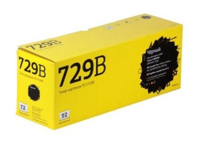 Картридж лазерный T2 729B TC-C729B CE310A/Canon 729BK черный (1200стр.) для Canon i-Sensys 7010C HP LJ Pro CP1025