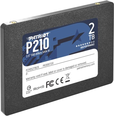 Накопитель SSD Patriot SATA III 2Tb P210S2TB25 P210 2.5"