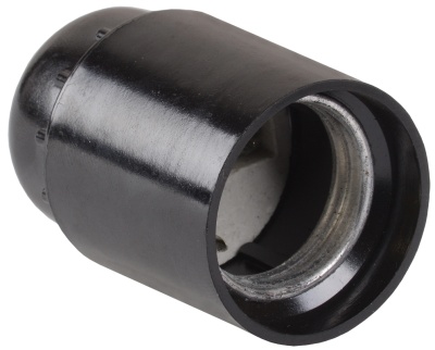 Iek EPK10-04-01-K01 Пкб27-04-К01 Патрон подвесной карболитовый, Е27, черный, стикер на изделии, IEK