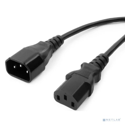 Bion Кабель-удлинетель питания 1.8м, C13-C14 с заземлением, 0.75мм, черный [BXP-PC-189-VDE]