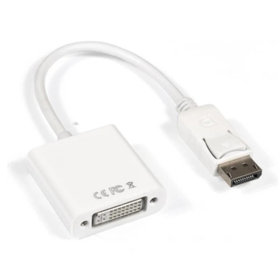Exegate EX294676RUS Кабель-переходник DisplayPort-DVI-D ExeGate EX-A-DPM-DVIF-0.15 (20M/29F, 0,15м, позолоченные контакты)