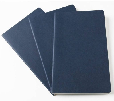 Блокнот Moleskine CAHIER JOURNAL QP423 XLarge 190х250мм обложка картон 120стр. нелинованный бежевый (3шт)