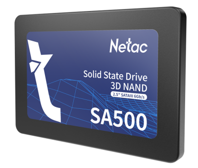 Ssd накопитель Netac SSD SA500 2.5 SATAIII 3D NAND 240GB, R/W up to 520/450MB/s, 3y wty (NT01SA500-240-S3X)