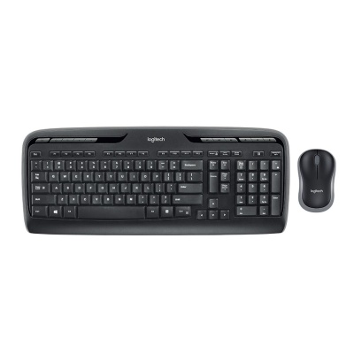 Клавиатура + мышь Logitech MK330 клав:черный мышь:черный USB беспроводная Multimedia