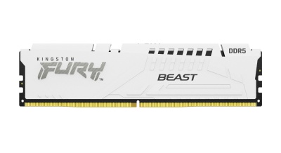 Память оперативная/ Kingston 64GB 5600MT/s  DDR5 CL40 DIMM (Kit of 2) FURY Beast White XMP