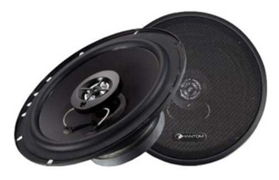 Колонки автомобильные Phantom PS-132 100Вт 89дБ 4Ом 13см (5дюйм) (ком.:2кол.) коаксиальные двухполосные