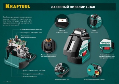Лазерный нивелир Kraftool 34645-4