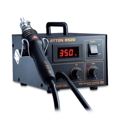 Термовоздушная паяльная станция AT852D , 230В(550Вт), температура +100С+500С