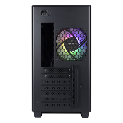 Корпус Midi Tower InWin CF19 (A5) Black _________2xUSB 3.0, 1xUSB Type-C, AM120S fan*5pc ATX (без блока питания)