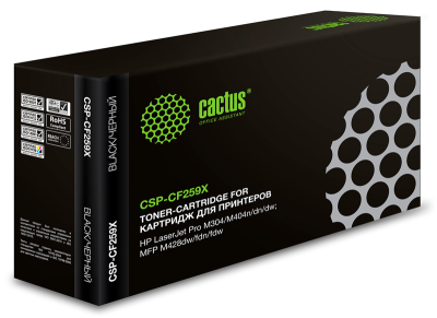 Картридж лазерный Cactus CSP-CF259X черный (10000стр.) для HP LJ M304/M404/MFP M428 (CSP-CF259X)