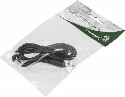 Кабель аудио Ningbo JAAC002-1.5 Jack 3.5 (m)/Jack 3.5 (m) 1.5м. черный