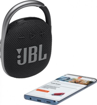 Акустическая система 1.0 BLUETOOTH CLIP 4 BLACK JBL