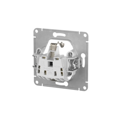 GLOSSA РОЗЕТКА с заземлением, 16А, быстрозажимные клеммы, БЕЖЕВЫЙ