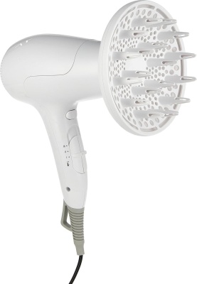 Фен-щетка Braun BRHD385E 2000Вт белый