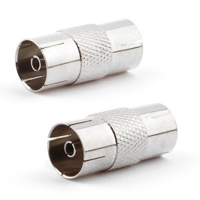 Переходник Cablexpert TV (мама) / TV (мама), блистер (APL-TVFTVF-01)