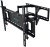 Кронштейн для телевизора Kromax ATLANTIS-80 черный 32"-75" макс.50кг настенный поворотно-выдвижной и наклонный Кронштейн для телевизора Kromax ATLANTIS-80 черный 32"-75" макс.50кг настенный поворотно-выдвижной и наклонный