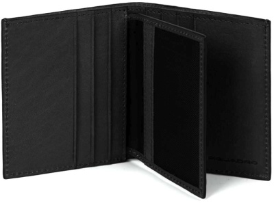 Чехол для кредитных карт Piquadro Black Square PP1518B3R/N черный натур.кожа