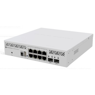 MikroTik CRS310-8G+2S+IN Коммутатор управляемый, 8*1gbit RJ45, 2*SFP+, indoor, rOSv7